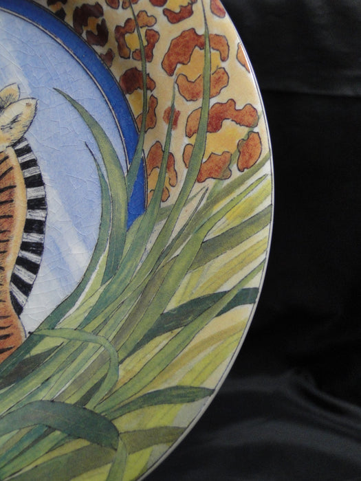 Faiencerie de Gien Savane, Wild Animals: Bread / Canape Plate, 6 1/2", Crazing