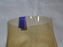 Sasaki Coronation Amber, Clear Twisted Stem: Iced Tea, 6 1/8" Tall, As Is
