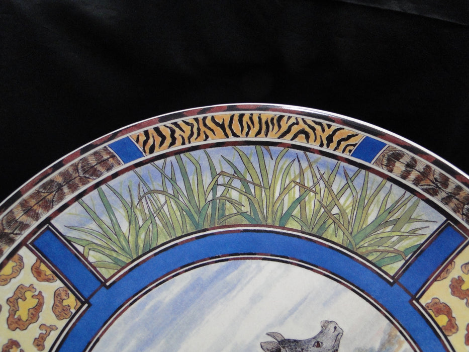 Faiencerie de Gien Savane, Wild Animals: Round Platter / Chop Plate, 12"