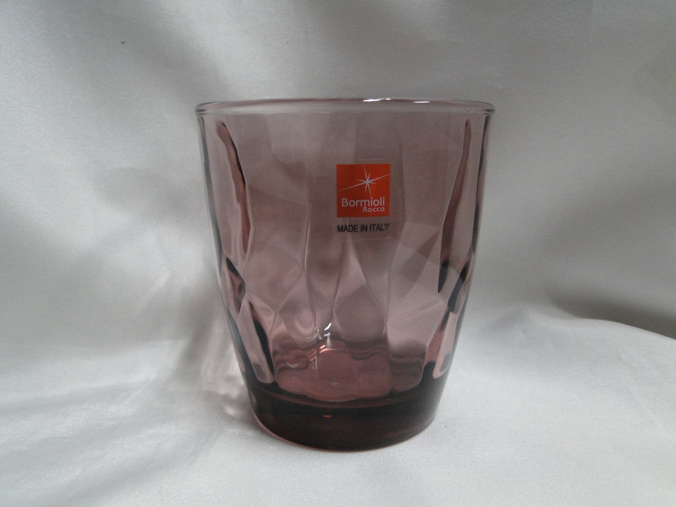 Steelite Bormioli Rocco Diamond, Italy: NEW Rock Purple Double Old Fashioned, 4"