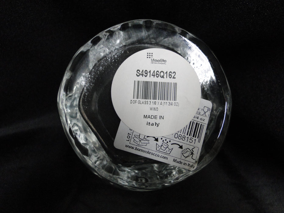 Steelite Bormioli Rocco Wind, Italy: NEW Clear Double Old Fashioned, 4"
