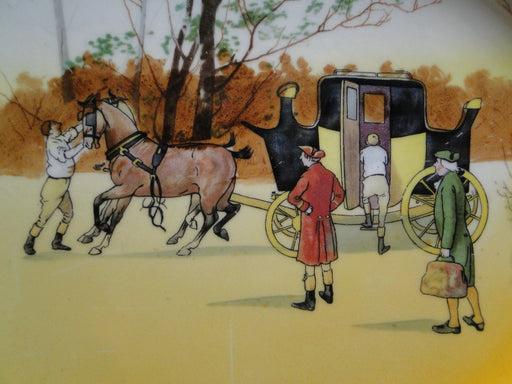 Royal Doulton Coaching Days: Oval Serving Platter, 12 3/4" x 10 1/8"