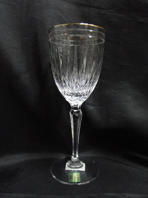 Marquis by Waterford Hanover Gold: Water or Wine Goblet, 8 3/8" Tall