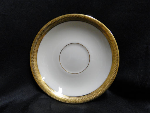 Lenox Lowell P-67 Gold Encrusted Band, Gold Backstamp: 5 3/4" Saucer Only