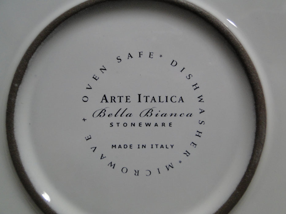Arte Italica Bella Bianca Beaded: Dinner Plate (s), 11 1/2", Flaw