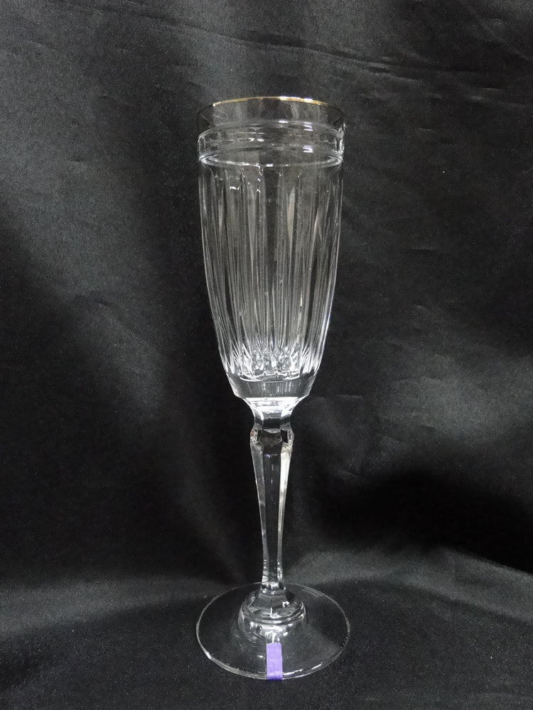 Marquis by Waterford Hanover Gold: Champagne Flute, 8 3/4" Tall, Nick