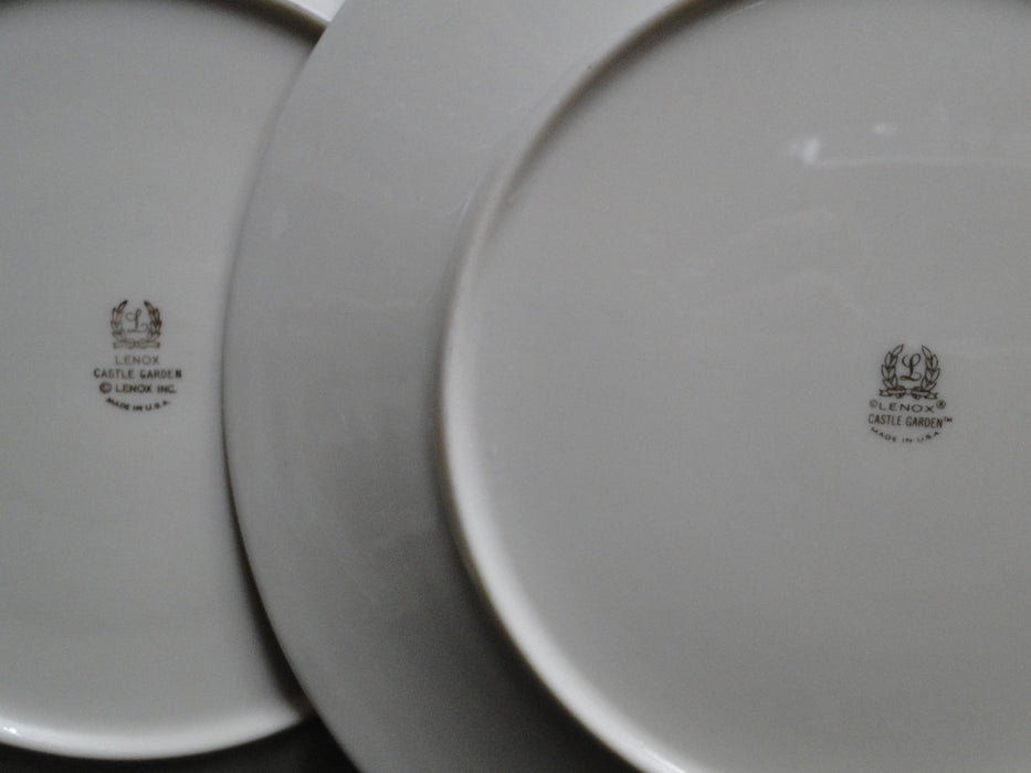 Lenox Castle Garden, Floral, Gold Trim: Dinner Plate (s), 10 5/8"