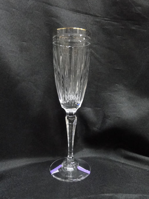 Marquis by Waterford Hanover Gold: Champagne Flute, 8 3/4" Tall, As Is
