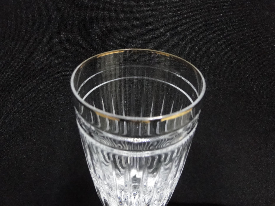 Marquis by Waterford Hanover Gold: Champagne Flute, 8 3/4" Tall, As Is