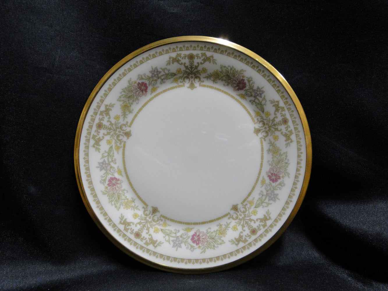 Lenox Castle Garden, Floral, Gold Trim: Bread Plate (s), 6 3/8"