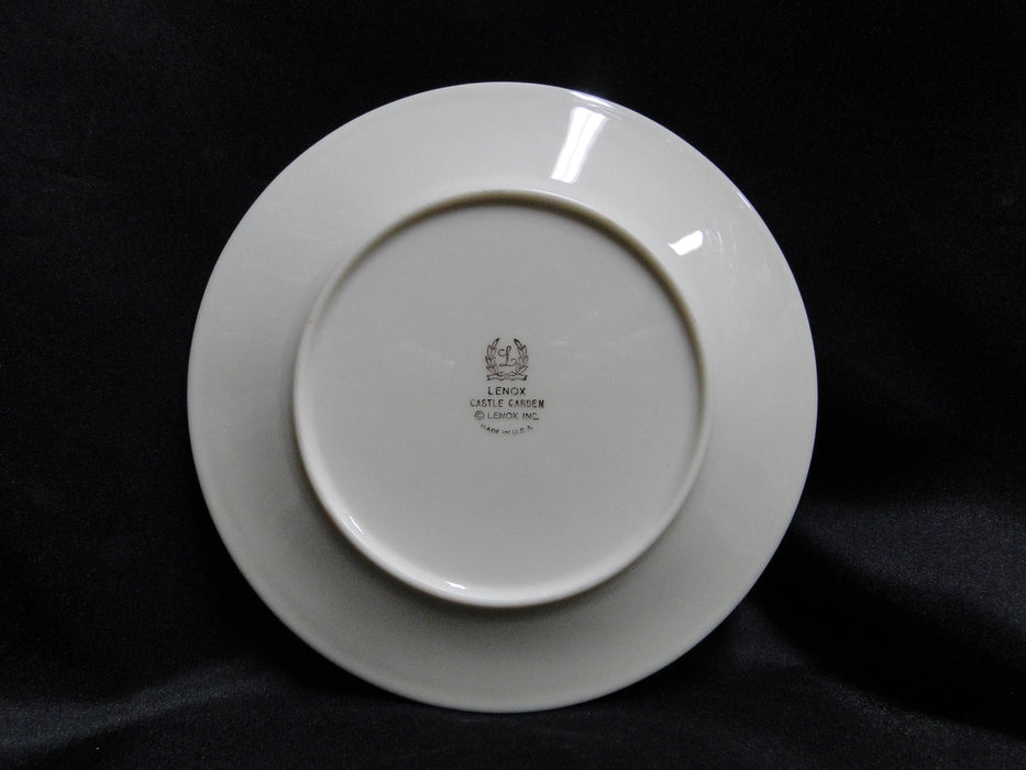 Lenox Castle Garden, Floral, Gold Trim: Bread Plate (s), 6 3/8"