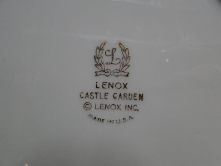 Lenox Castle Garden, Floral, Gold Trim: Bread Plate (s), 6 3/8"