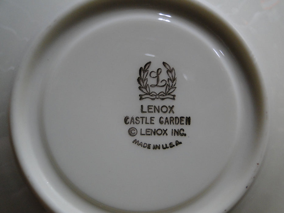 Lenox Castle Garden, Floral, Gold Trim: Cup & Saucer Set (s), 3" Tall