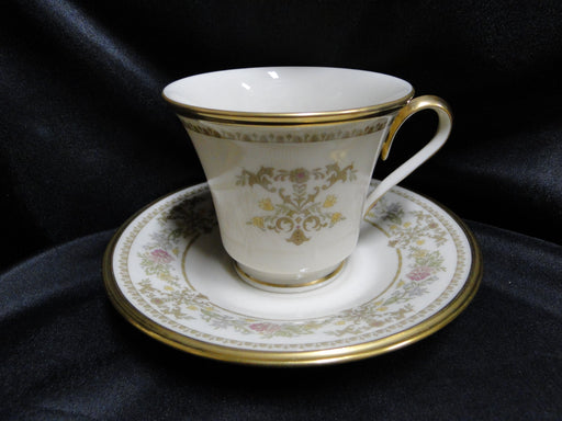 Lenox Castle Garden, Floral, Gold Trim: Cup & Saucer Set (s), 3" Tall