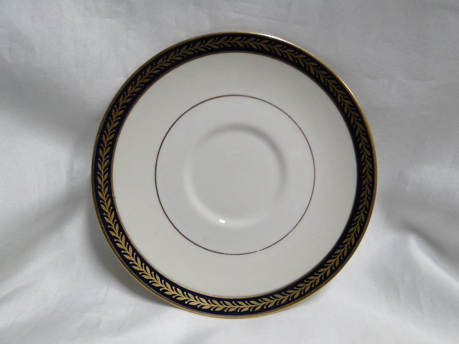 Haviland (New York) Lauria, Cobalt w/Gold Laurel: 5 3/4" Saucer Only