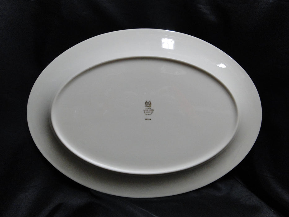 Lenox Castle Garden, Floral, Gold Trim: Oval Serving Platter (s), 16 1/2"