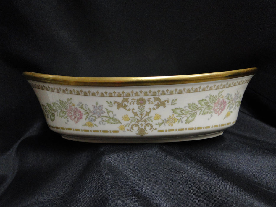 Lenox Castle Garden, Floral, Gold Trim: Oval Serving Bowl (s), 10"