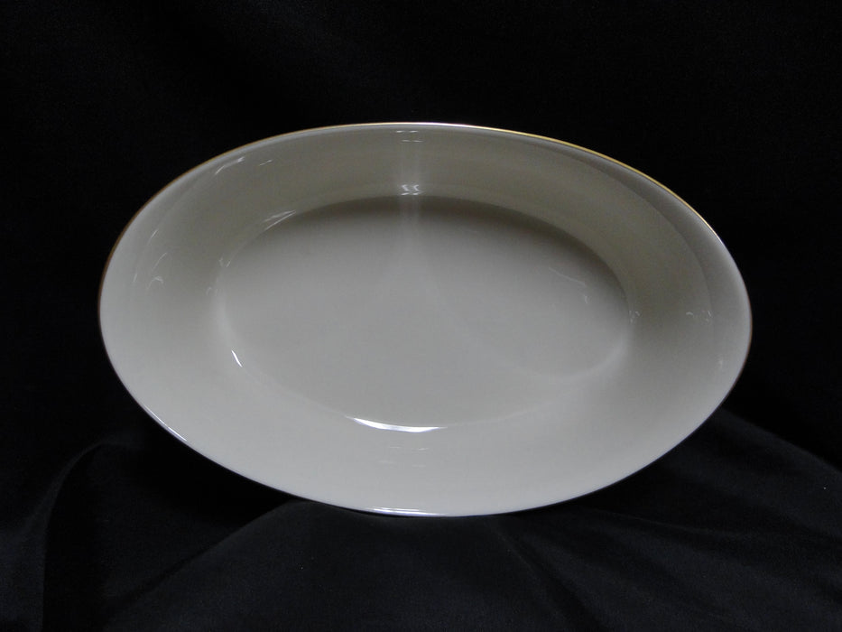 Lenox Castle Garden, Floral, Gold Trim: Oval Serving Bowl (s), 10"