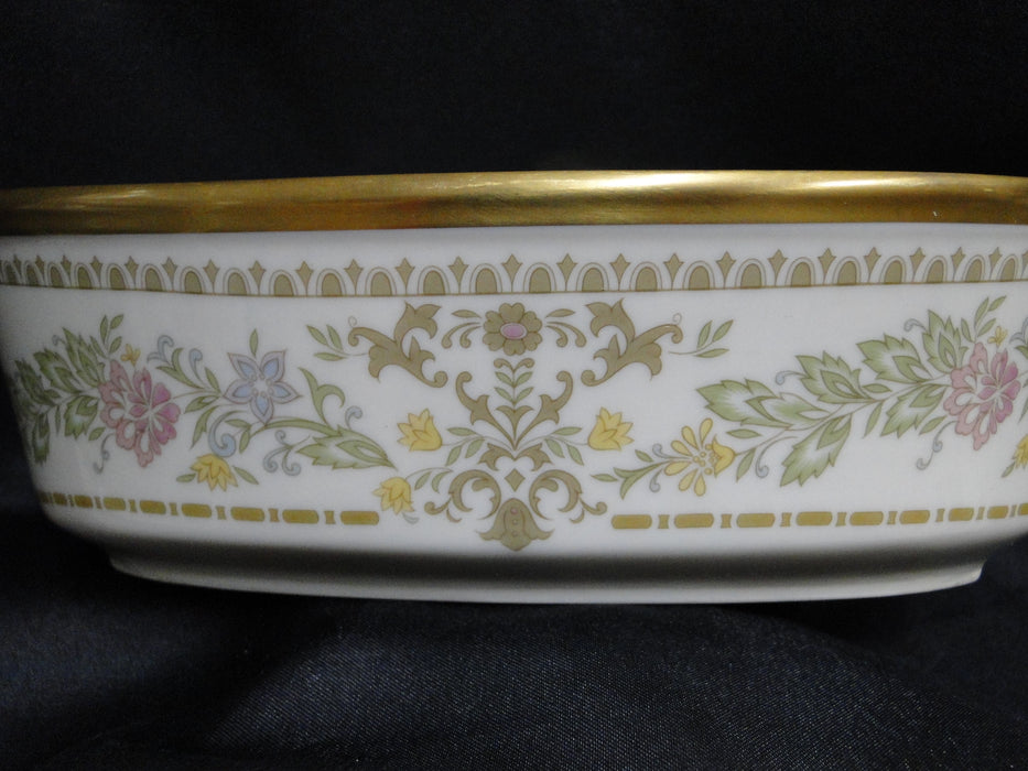 Lenox Castle Garden, Floral, Gold Trim: Oval Serving Bowl (s), 10"