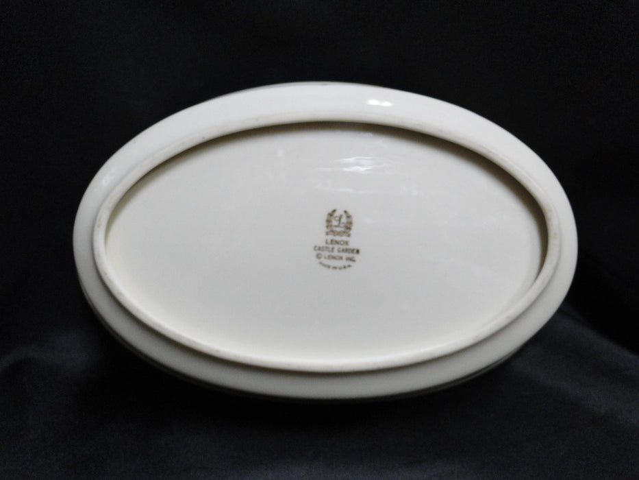 Lenox Castle Garden, Floral, Gold Trim: Oval Serving Bowl (s), 10"