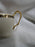 Lenox Hamilton, Twisted Gold on Blue: Creamer / Cream Pitcher, 3 1/8" Tall
