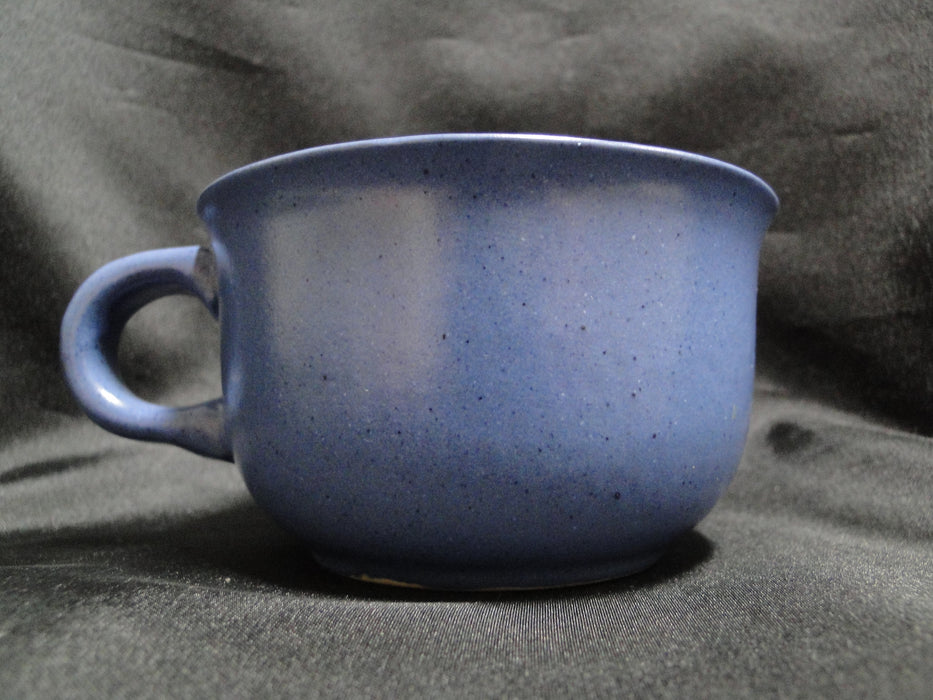 Dansk Mesa Sky Blue, Rust & White, Portugal: Cup & Saucer Set, 2 3/8", As Is