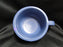 Dansk Mesa Sky Blue, Rust & White, Portugal: Cup & Saucer Set, 2 3/8", As Is