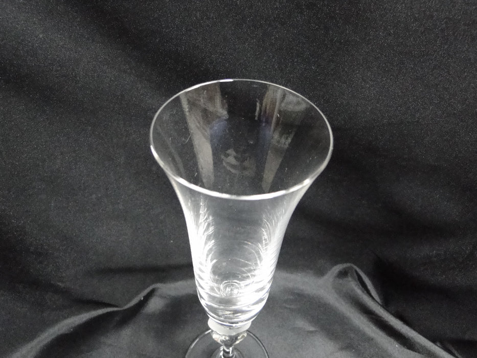 Gorham Amore, Heart Stem: Champagne Flute (s), 9 7/8" Tall