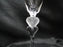 Gorham Amore, Heart Stem: Champagne Flute (s), 9 7/8" Tall