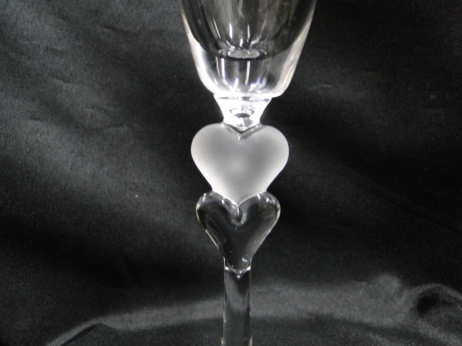 Gorham Amore, Heart Stem: Champagne Flute (s), 9 7/8" Tall