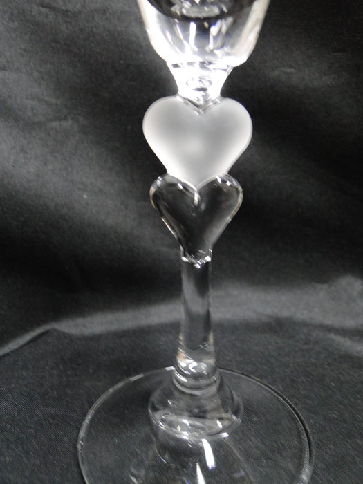 Gorham Amore, Heart Stem: Champagne Flute (s), 9 7/8" Tall