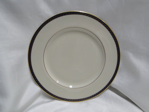 Lenox Hamilton, Twisted Gold on Blue: Dinner Plate (s), 10 1/2"