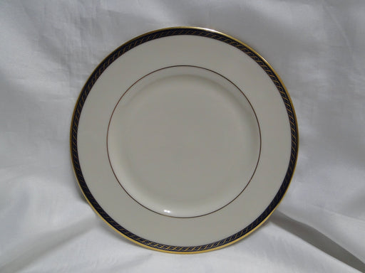 Lenox Hamilton, Twisted Gold on Blue: Salad Plate (s), 8 3/8"