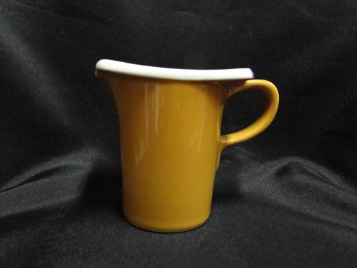 Hall Mustard & White: Creamer, 3 1/2" Tall, As Is