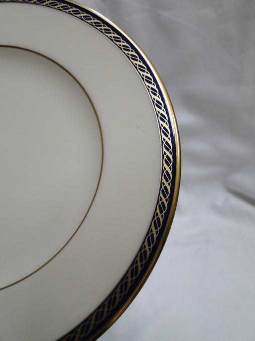 Lenox Hamilton, Twisted Gold on Blue: Bread Plate (s), 6 3/8"