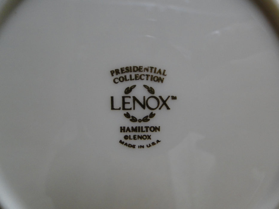Lenox Hamilton, Twisted Gold on Blue: Bread Plate (s), 6 3/8"