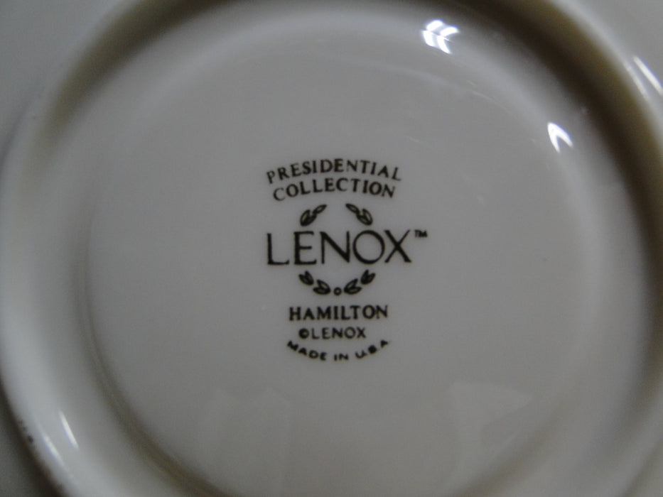 Lenox Hamilton, Twisted Gold on Blue: Cup & Saucer Set (s), 2 7/8" Tall