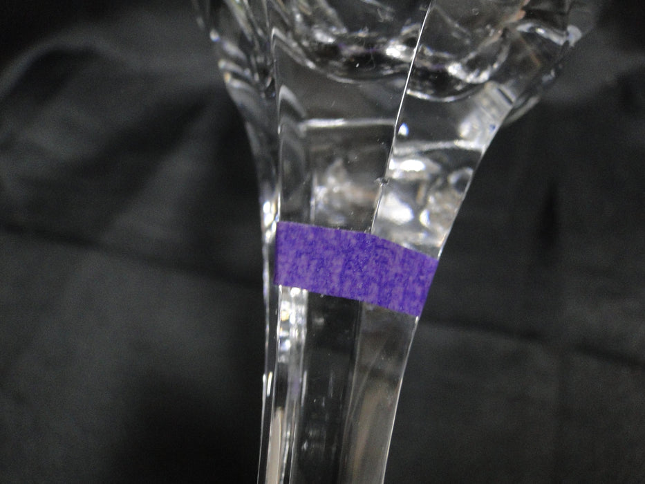 Mikasa Olympus, Swirl Cuts: Water or Wine Goblet, 9" Tall, As Is