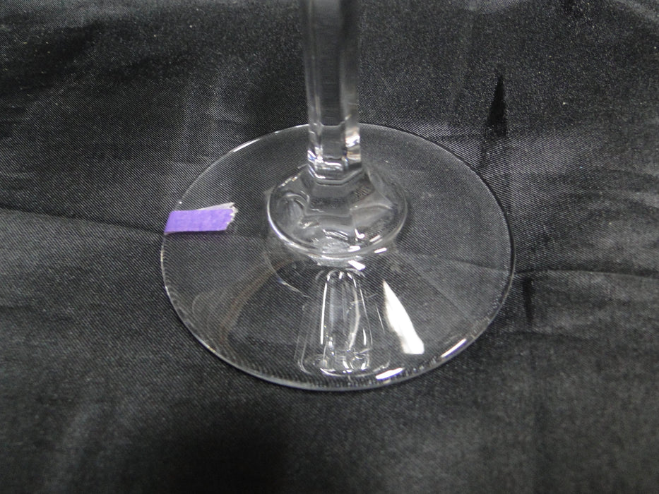 Mikasa Olympus, Swirl Cuts: Water or Wine Goblet, 9" Tall, As Is