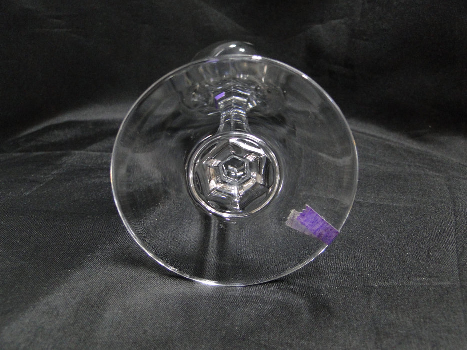 Mikasa Olympus, Swirl Cuts: Water or Wine Goblet, 9" Tall, As Is