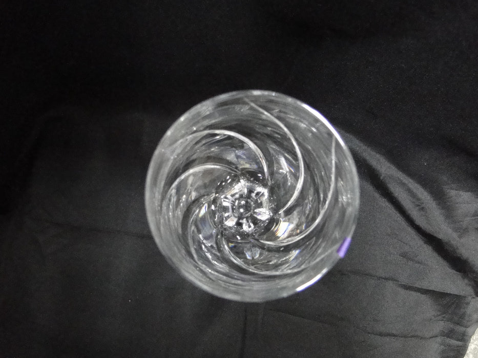 Mikasa Olympus, Swirl Cuts: Water or Wine Goblet, 9" Tall, As Is
