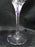 Mikasa Olympus, Swirl Cuts: Water or Wine Goblet, 9" Tall, As Is