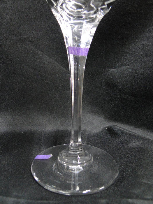 Mikasa Olympus, Swirl Cuts: Water or Wine Goblet, 9" Tall, As Is