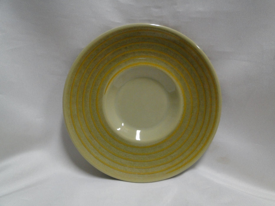 Franciscan Pebble Beach, Green, Yellow: Cup & Saucer Set, 3 1/8", As Is