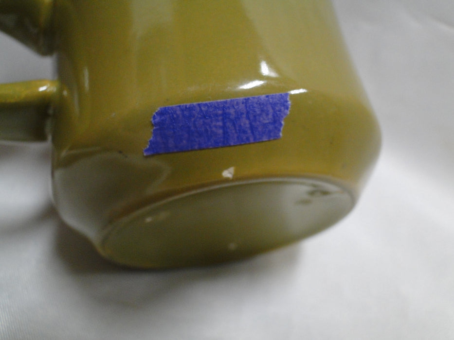 Franciscan Pebble Beach, Green, Yellow: 3 1/8" Cup Only, No Saucer, As Is