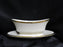 Lenox Eternal, Ivory w/ Gold Trim: Gravy Boat w/ Attached Underplate