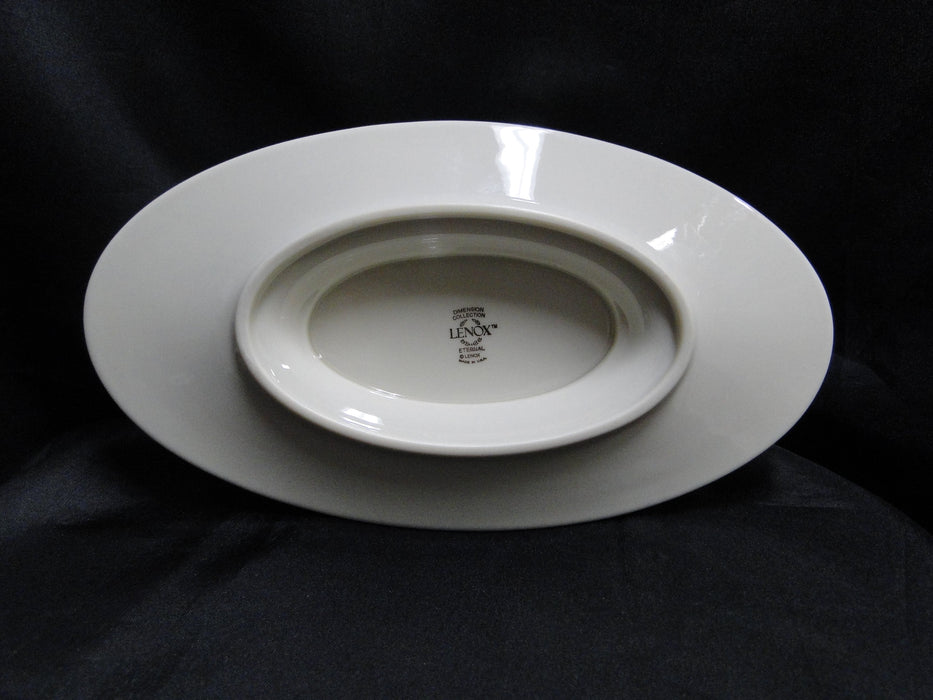 Lenox Eternal, Ivory w/ Gold Trim: Gravy Boat w/ Attached Underplate