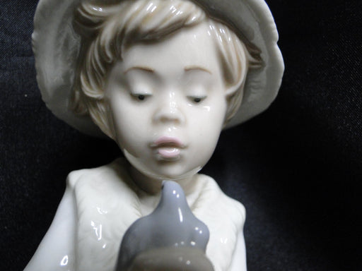 Nao by Lladro Shepherd w/ Sparrow Figurine, Bird, #209, 10 1/2" Tall