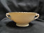 Syracuse Brantley, Wide Gold Trim: Cream Soup Bowl, 5" x 2 1/8" Tall