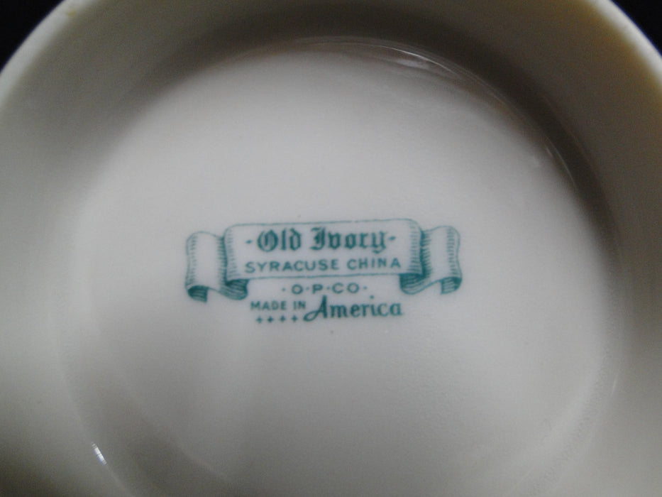 Syracuse Brantley, Wide Gold Trim: Cream Soup Bowl, 5" x 2 1/8" Tall